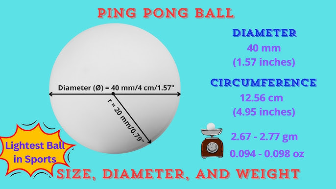 Physical Properties Of Table Tennis Balls