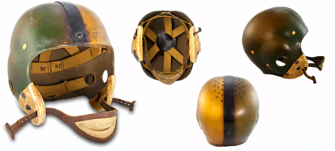 The first plastic helmet launched by Riddell Company in 1939