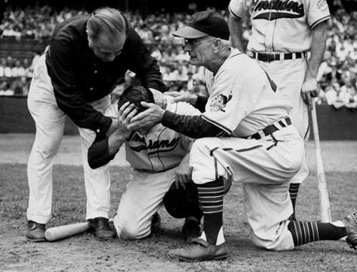 Ray Chapman, died after being hit in the head by a ball while at bat