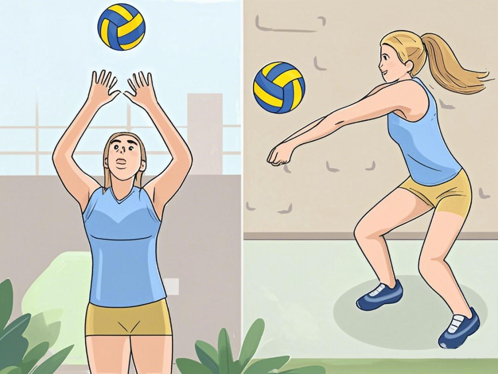 Passing and Setting the Volleyball
